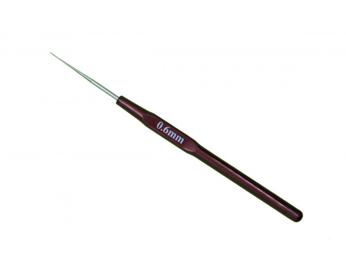 Крючок для вязания Hobby&Pro 0.6 мм с пластиковой ручкой