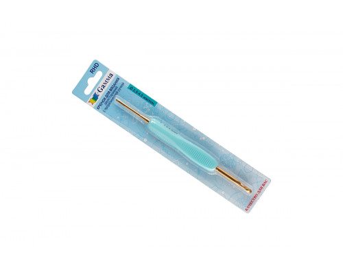 Крючок для вязания двухсторонний Gamma – 2.5 мм-4.5 мм с прорезиненной ручкой