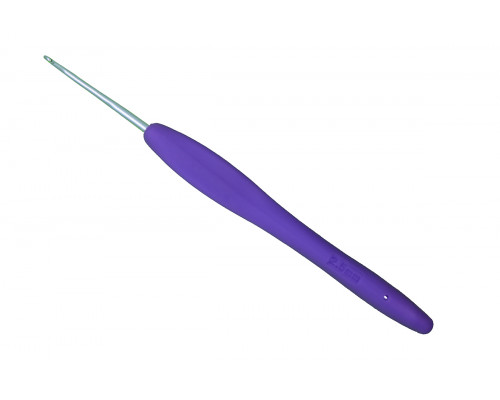 Крючок для вязания 2.5 мм с каучуковой ручкой
