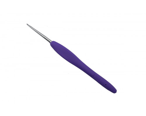 Крючок для вязания 2 мм с каучуковой ручкой