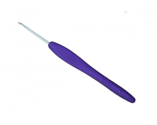 Крючок для вязания 3 мм с каучуковой ручкой