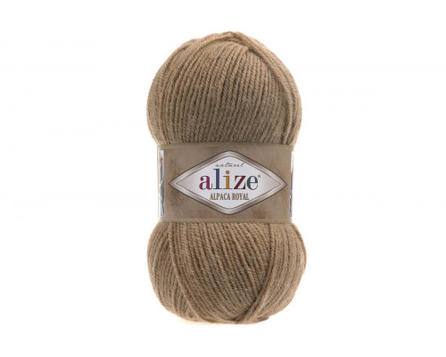 Пряжа Alize Alpaca Royal – цвет 466 верблюжий меланж