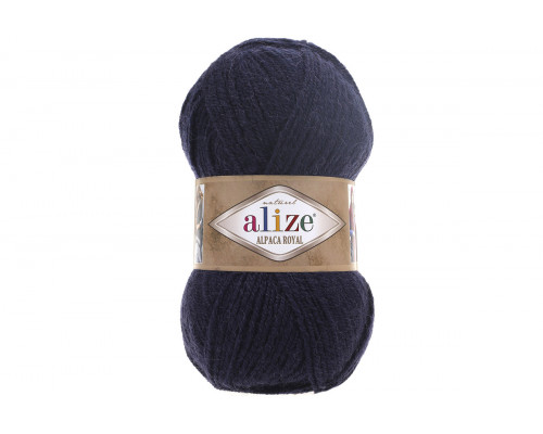 Пряжа Alize Alpaca Royal – цвет 58 темно-синий