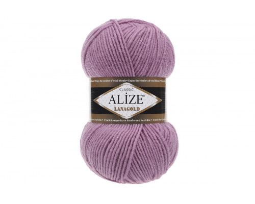 Пряжа Alize Lanagold Classic (Ализе Ланаголд Классик) – цвет 28 пыльная роза
