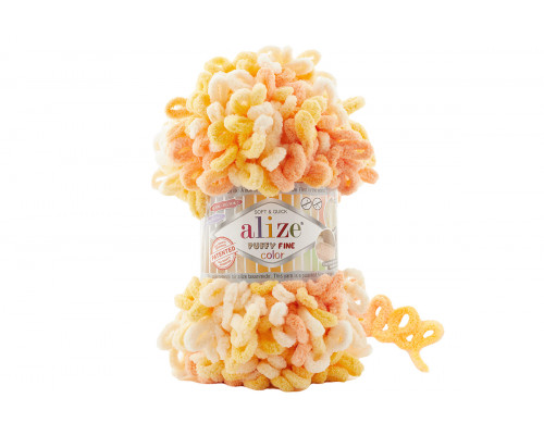 Пряжа/нитки Alize Puffy Fine Color – цвет 6467