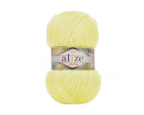 Пряжа Alize Softy Plus – цвет 13 светло-желтый
