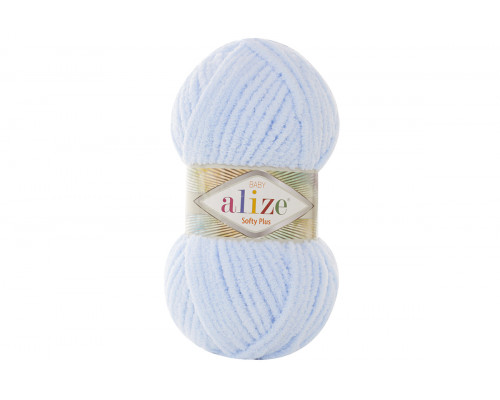 Пряжа Alize Softy Plus – цвет 183 светло-голубой