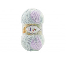 Alize Softy Plus 6466 светло-серый/серый/сиреневый