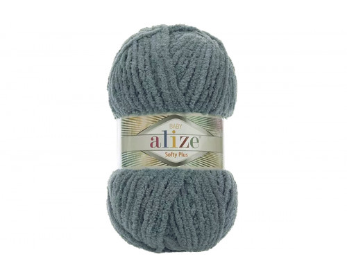 Пряжа Alize Softy Plus – цвет 869 темно-серо-голубой