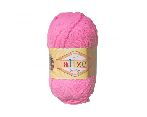 Пряжа Alize Softy – цвет 191 ярко-розовый
