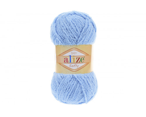 Пряжа Alize Softy – цвет 40 голубой