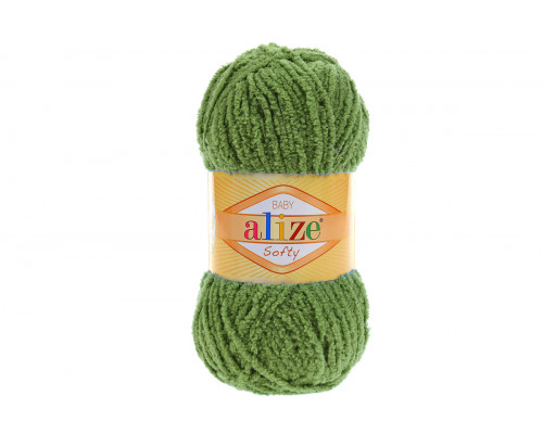 Пряжа Alize Softy – цвет 485 зеленый