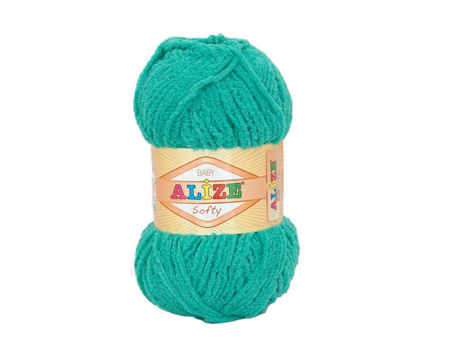 Пряжа Alize Softy – цвет 490 зеленая бирюза