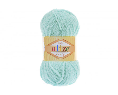 Пряжа Alize Softy – цвет 669 светло-бирюзовый