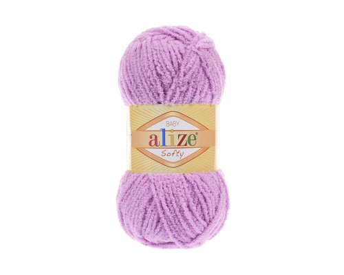 Пряжа Alize Softy – цвет 672 розово-сиреневый