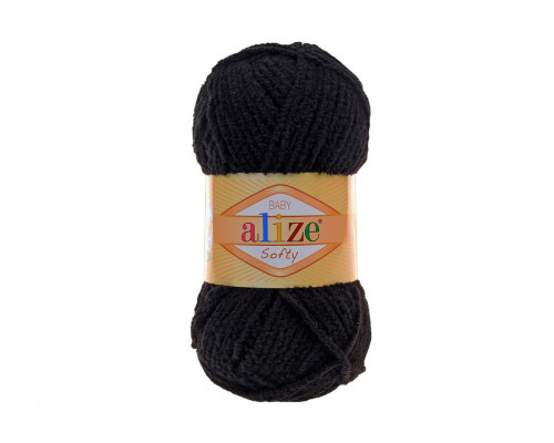 Пряжа Alize Softy – цвет 770 антрацит