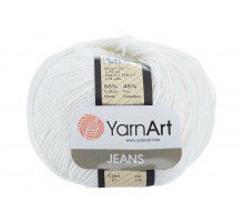 YarnArt Jeans 01 белый