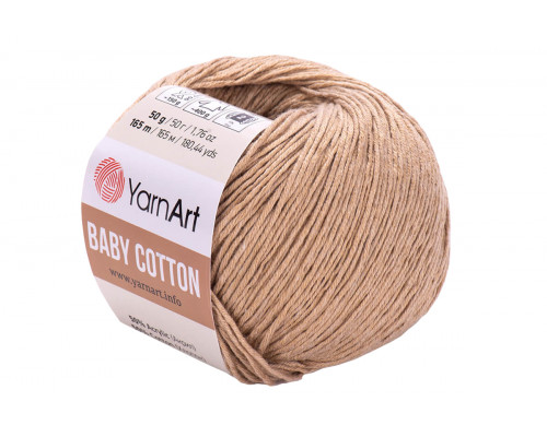 Пряжа YarnArt Baby Cotton – цвет 405 бежевый