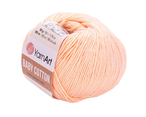 Пряжа YarnArt Baby Cotton – цвет 411 персиковый