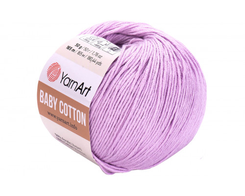 Пряжа YarnArt Baby Cotton – цвет 416 сирень