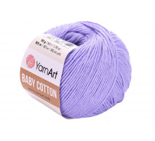 YarnArt Baby Cotton 417 светло-сиреневый