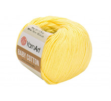 YarnArt Baby Cotton 431 светло-желтый