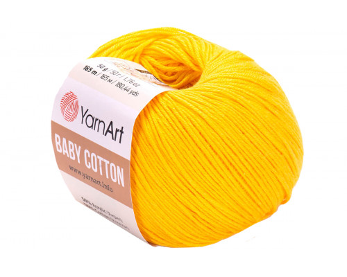 Пряжа YarnArt Baby Cotton – цвет 432 желток