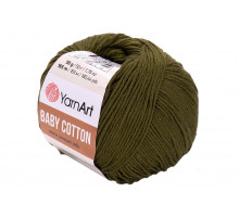 YarnArt Baby Cotton 443 хаки