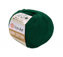 YarnArt Baby Cotton 444 изумрудный