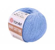 YarnArt Baby Cotton 448 голубой
