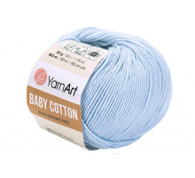 YarnArt Baby Cotton 450 нежно-голубой