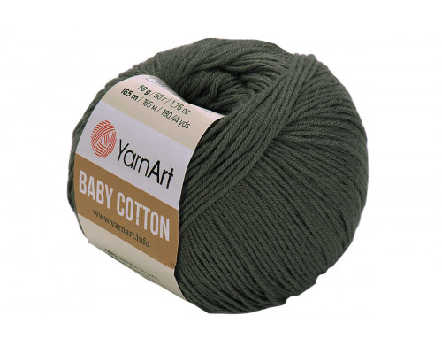 Пряжа YarnArt Baby Cotton – цвет 454 графит