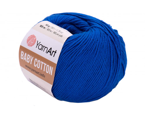 Пряжа YarnArt Baby Cotton – цвет 456 василек