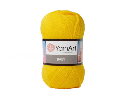 Пряжа ЯрнАрт Беби – цвет 32 желток