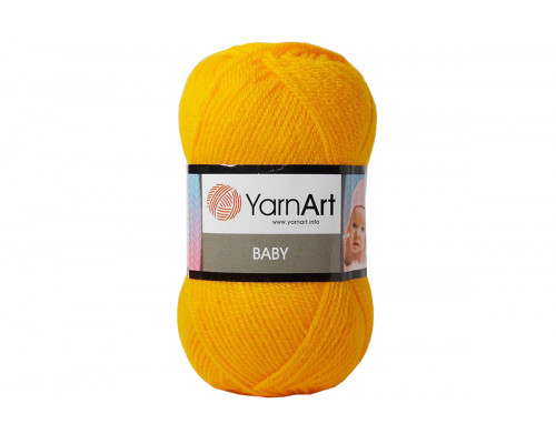 Пряжа ЯрнАрт Беби – цвет 586 апельсин