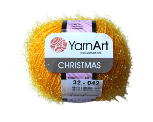 Пряжа YarnArt Christmas – цвет 32 желтый