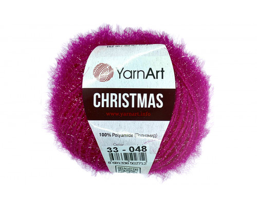 Пряжа YarnArt Christmas – цвет 33 малина