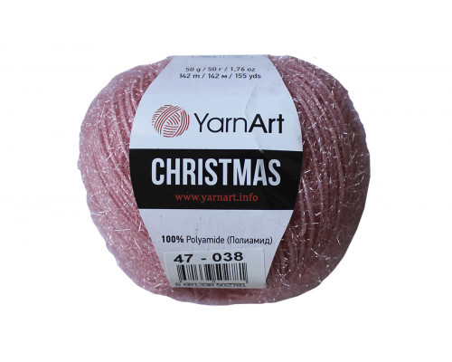 Пряжа YarnArt Christmas – цвет 47 бледно-розовый