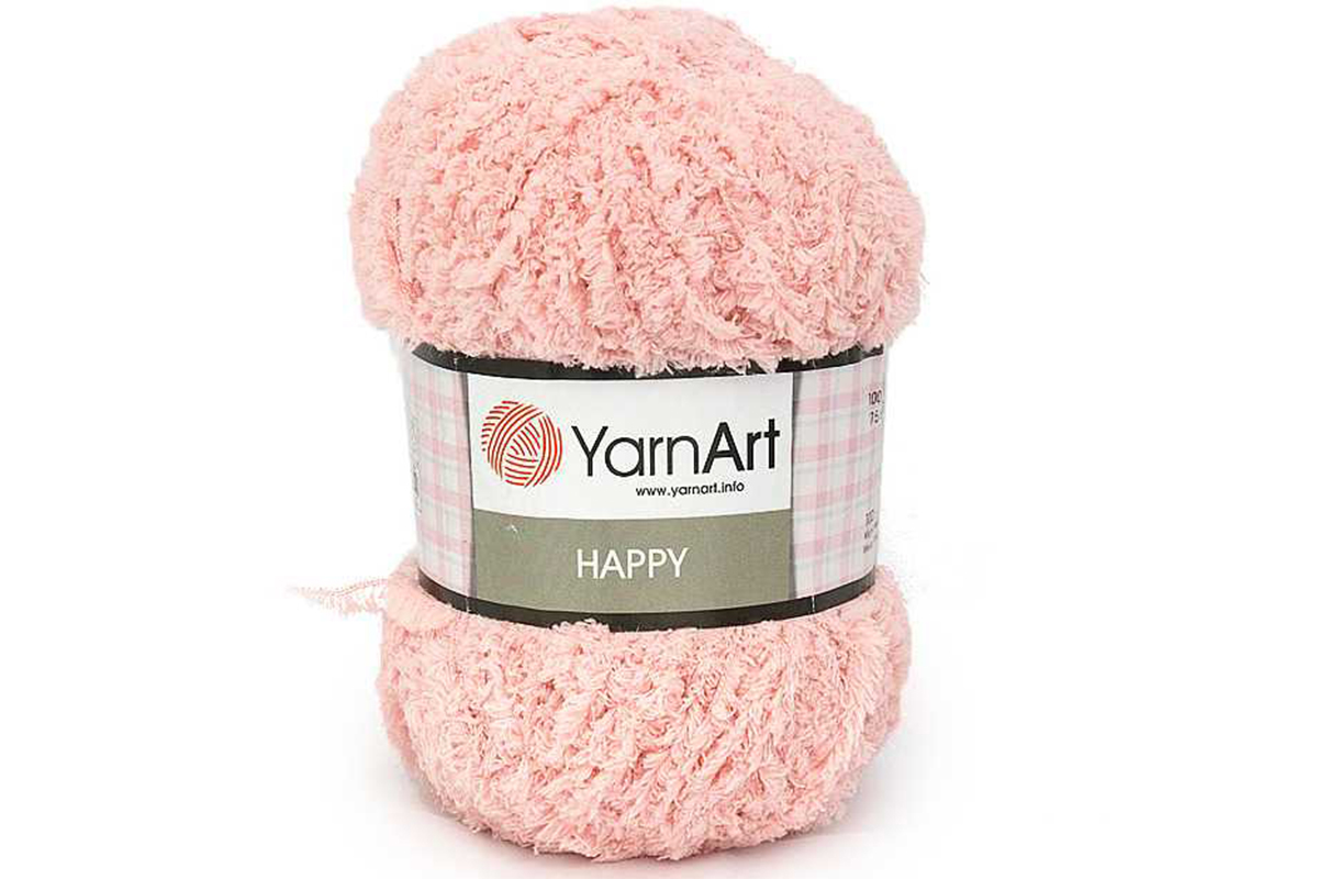 Пряжу ЯрнАрт Хэппи цвет 772 пудра купить дешево