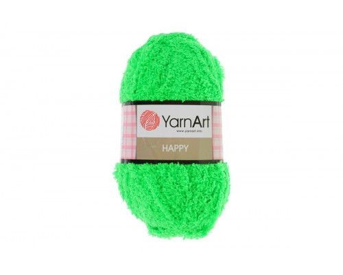 Пряжа YarnArt Happy – цвет 786 ярко-зеленый