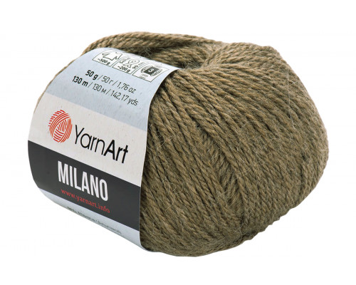 Пряжа YarnArt Milano – цвет 855 молочный шоколад
