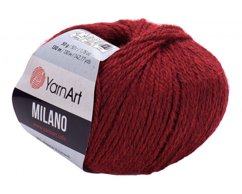 Пряжа YarnArt Milano – цвет 862 вишневый