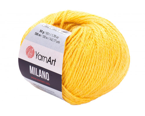Пряжа YarnArt Milano – цвет 863 желтый