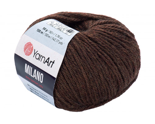 Пряжа YarnArt Milano – цвет 871 темно-коричневый
