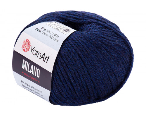 Пряжа YarnArt Milano – цвет 877 темно-синий