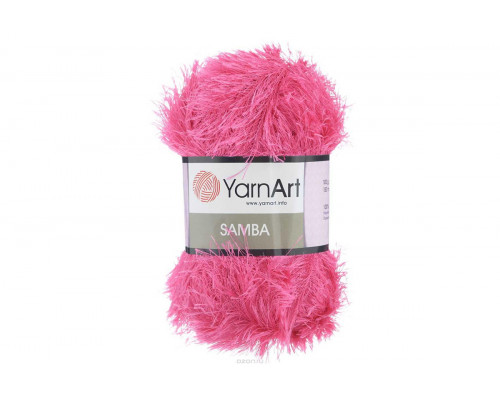 Пряжа YarnArt Samba – цвет 2012 ярко-розовый