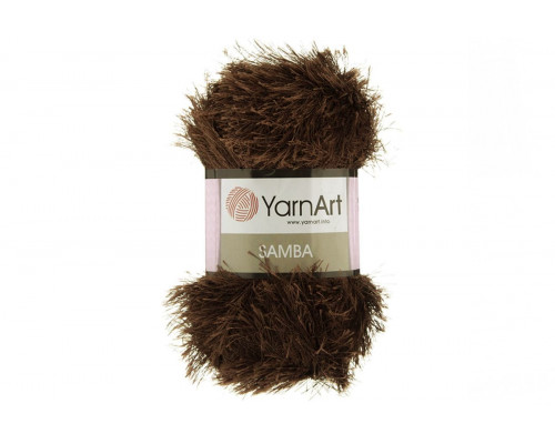 Пряжа YarnArt Samba – цвет 2034 коричневый