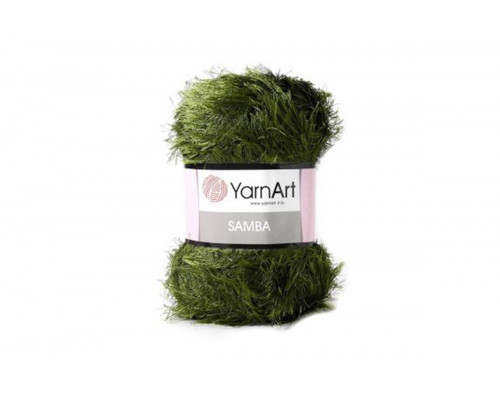 Пряжа YarnArt Samba – цвет 530 темная трава