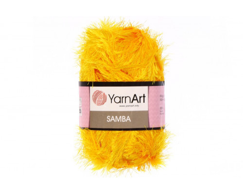 Пряжа YarnArt Samba – цвет 5500 желтый