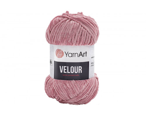 Пряжа YarnArt Velour – цвет  862 розовая пудра